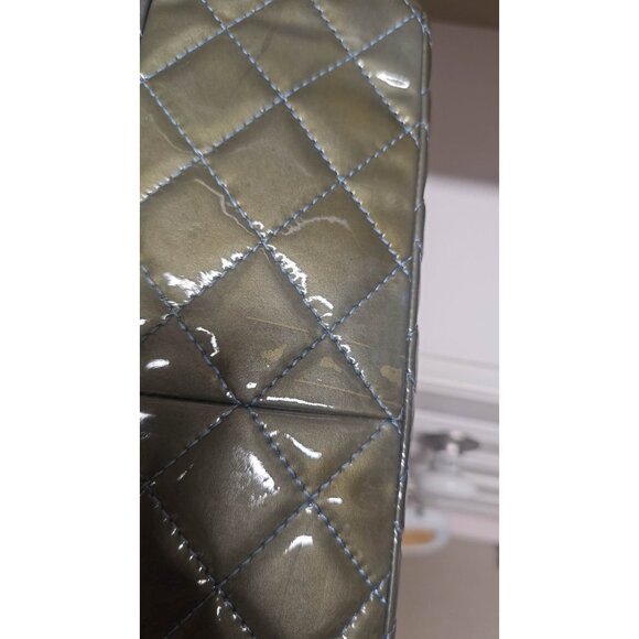 Pre-owned Chanel Patent Leather Quilted 2.55 Reissue Flap Blue - Picture 10 of 10